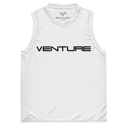 Venture Basketball Jersey Black Print