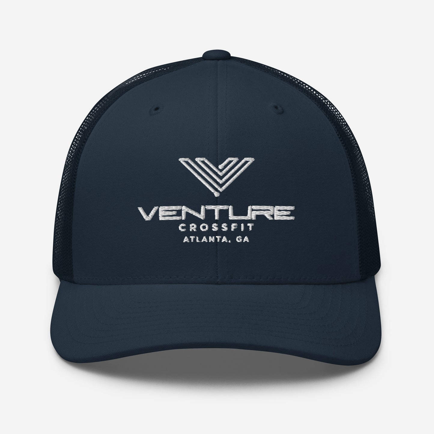 Venture Essentials Trucker Cap (White Print)