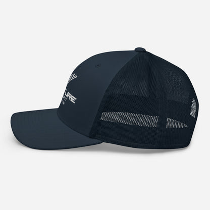 Venture Essentials Trucker Cap (White Print)